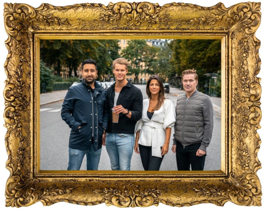 Grundarna bakom Coffydoor på bild